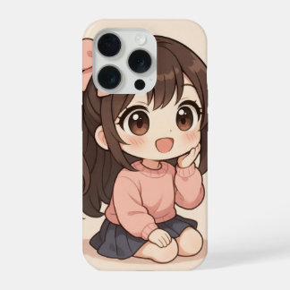 Kawaii Cute Girl iPhone Case
