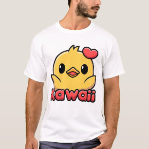 Kawaii! Cute Kawaii Baby Chick Cartoon T-Shirt