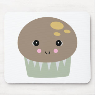 kawaii cute muffin mouse mat