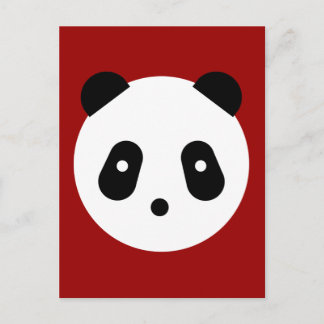 Kawaii ~ Cute Panda Face Postcard