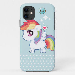 Kawaii cute rainbow pony iPhone 11 case