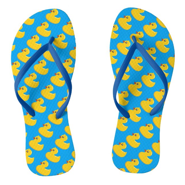 Kawaii Cute Rubber Ducky Flip Flops (Footbed)