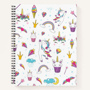 Kawaii Cute Unicorn Notebook