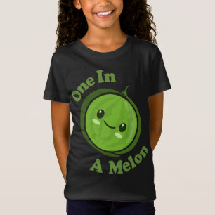 Kawaii Cute Watermelon One In A Melon Funny Fruit T-Shirt