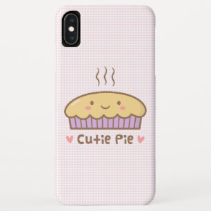 Kawaii Cutie Pie Doodle For Her iPhone XS Max Case