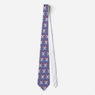 KAWAII DEATHROCK SKULLS TIE