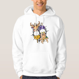 Kawaii Deer Dango - Spooky Autumn Skewers Art Hoodie