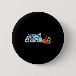 Kawaii Demon Cat Funny Anime Otaku Japanese 6 Cm Round Badge