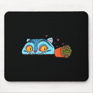 Kawaii Demon Cat Funny Anime Otaku Japanese Mouse Mat