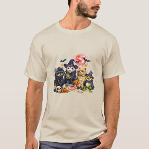Kawaii Demon Hunter Racoon & Friends – Spooky T-Shirt