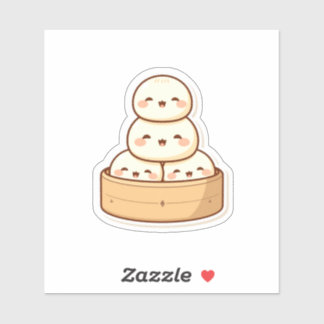 Kawaii Dim Sum Bamboo Steamer Dumplings
