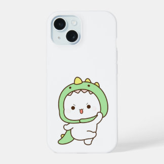 Kawaii Dino Dance iPhone Case – Cute Cartoon