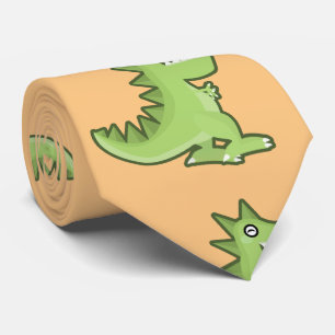 Kawaii Dinosaur Tie