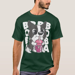 Kawaii Dog Boba Tea Bubble Tea Anime Kawaii Neko G T-Shirt