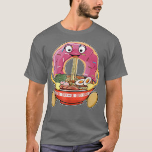 Kawaii Donut Ramen Noodles Japanese Anime Otaku Gi T-Shirt