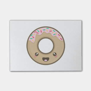 Kawaii doughnut post-it notes
