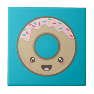 Kawaii doughnut tile