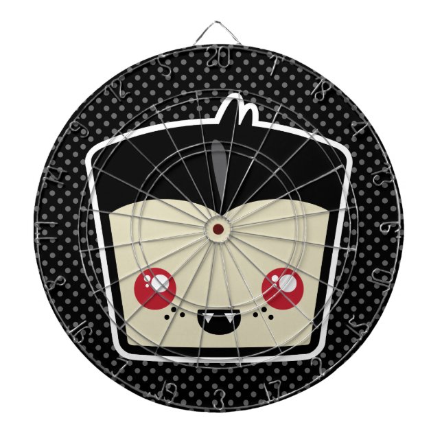 Kawaii Dracula Dart Board (Front)