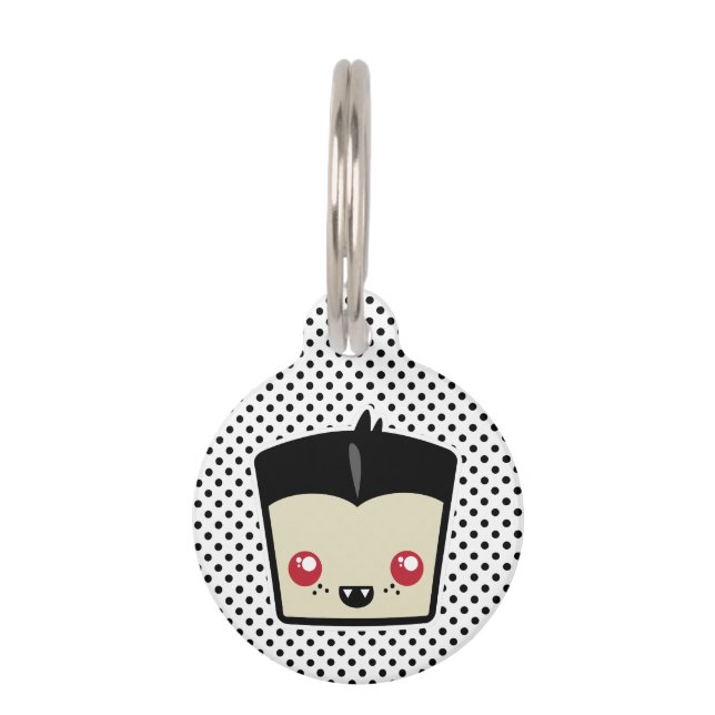 Kawaii Dracula Dog Tag (Front)