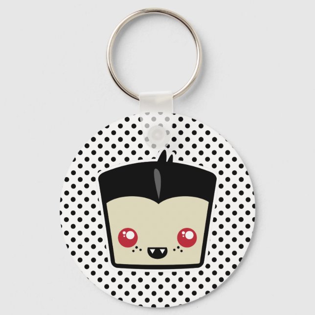 Kawaii Dracula Keychain (Front)
