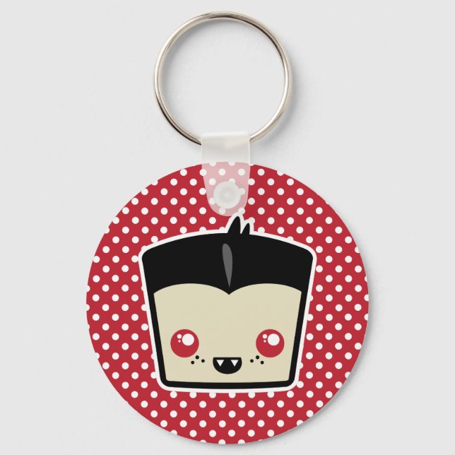 Kawaii Dracula Keychain (Front)