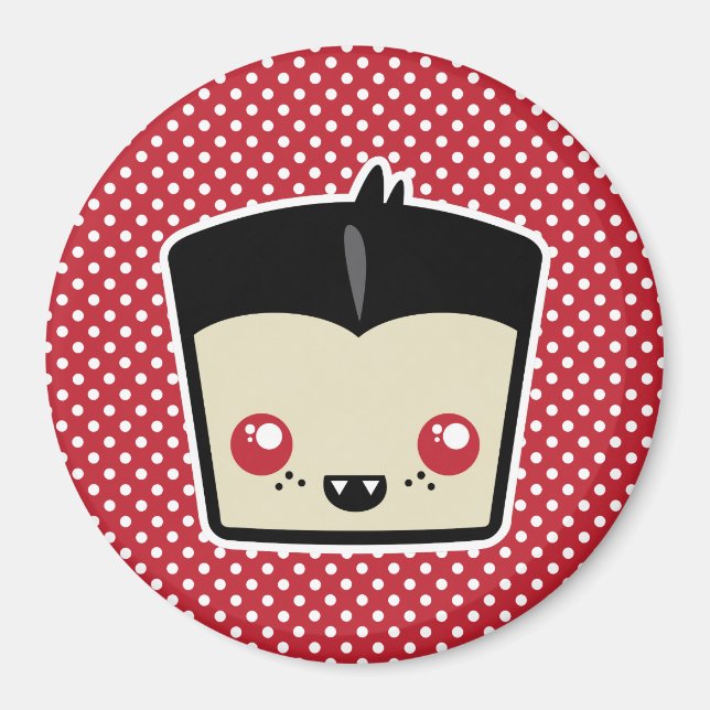Kawaii Dracula Magnet (Front)