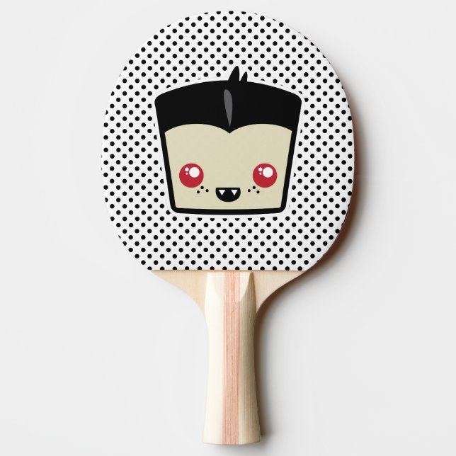 Kawaii Dracula Ping Pong Paddle (Back)