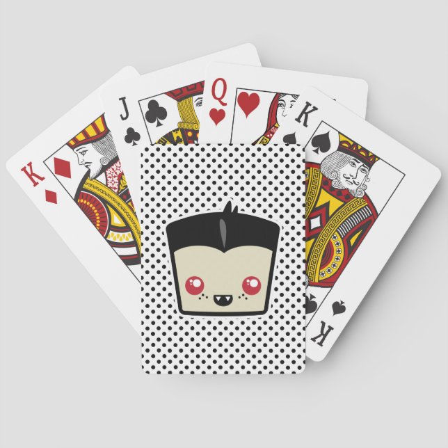 Kawaii Dracula Playing Cards (Back)