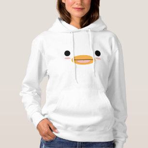 Kawaii Duck Tongue “Too cute to be serious.” Hoodie