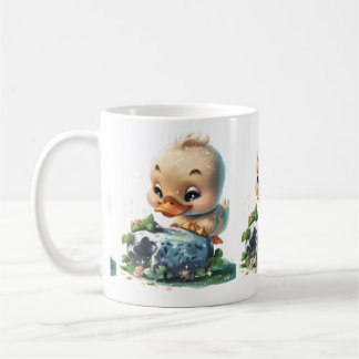 "Kawaii Duckling Kissing the Blarney Stone Mug
