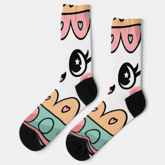 Kawaii Easter Egg Socks
