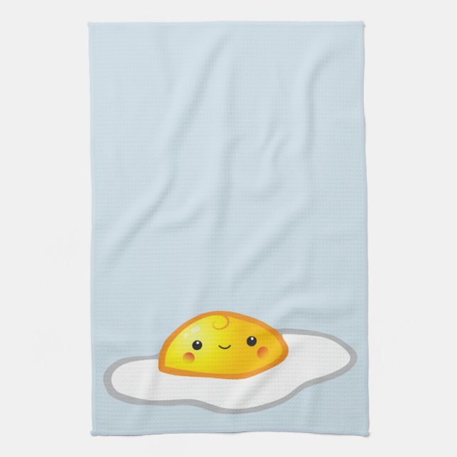 Kawaii Egg Kitchen Towel (Vertical)