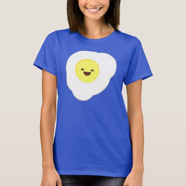 kawaii egg sunny side up T-Shirt (Front)