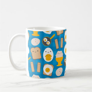 Kawaii Eggs For Breakfast Coffee Mug