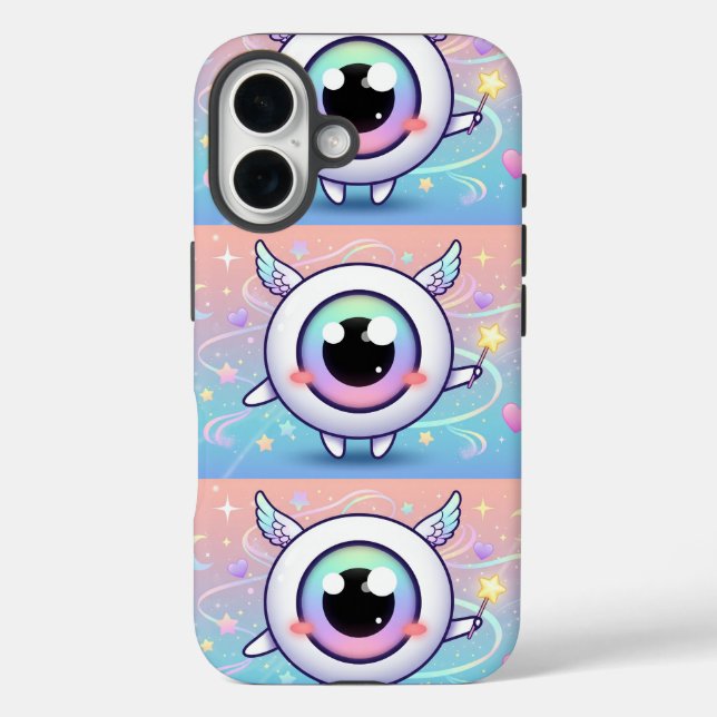 Kawaii Evil Eye with Magical Aura Case-Mate iPhone Case (Back)