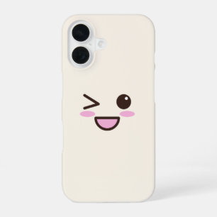 Kawaii Eyes iPhone 16 Case – Cute & Playful Phone