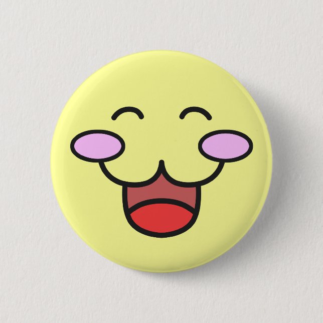 Kawaii Face Button 003 (Front)