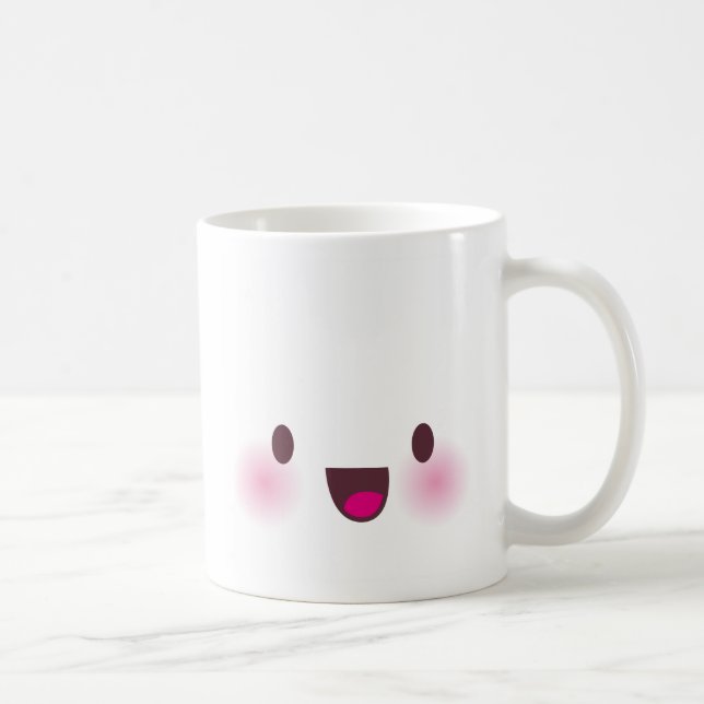 Kawaii face coffee mug (Right)