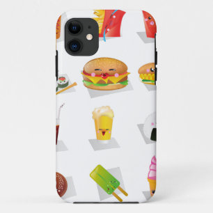 kawaii fast food iPhone 11 case