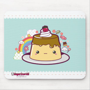 Kawaii Flan Mouse Mat