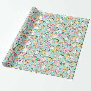 Kawaii Food Wrapping Paper