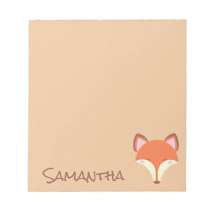 "Kawaii Fox" Notepad