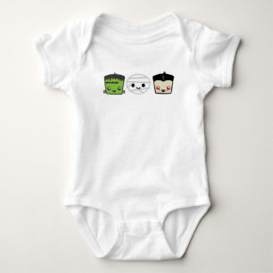 Kawaii Frankenstein Clothing Baby Bodysuit