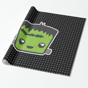 Kawaii Frankenstein Gift Wrap