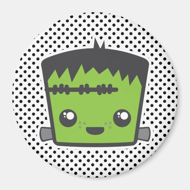 Kawaii Frankenstein Magnet (Front)