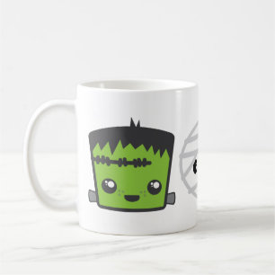 Kawaii Frankenstein Mummy Dracula Mug