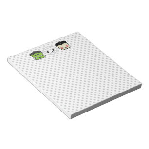 Kawaii Frankenstein Mummy Dracula Notepad