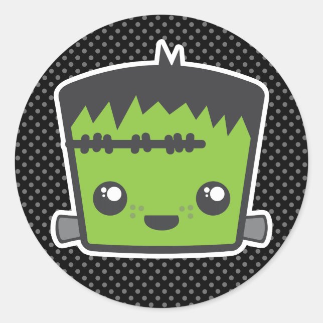 Kawaii Frankenstein Stickers (Front)