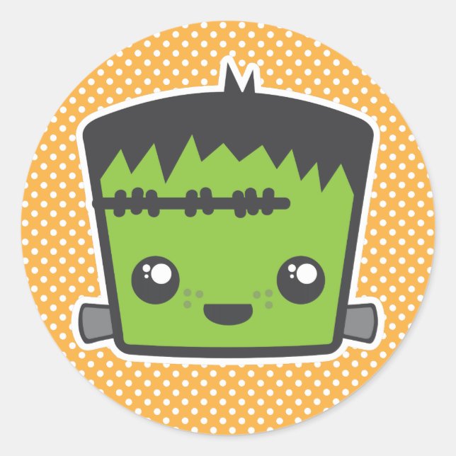 Kawaii Frankenstein Stickers (Front)