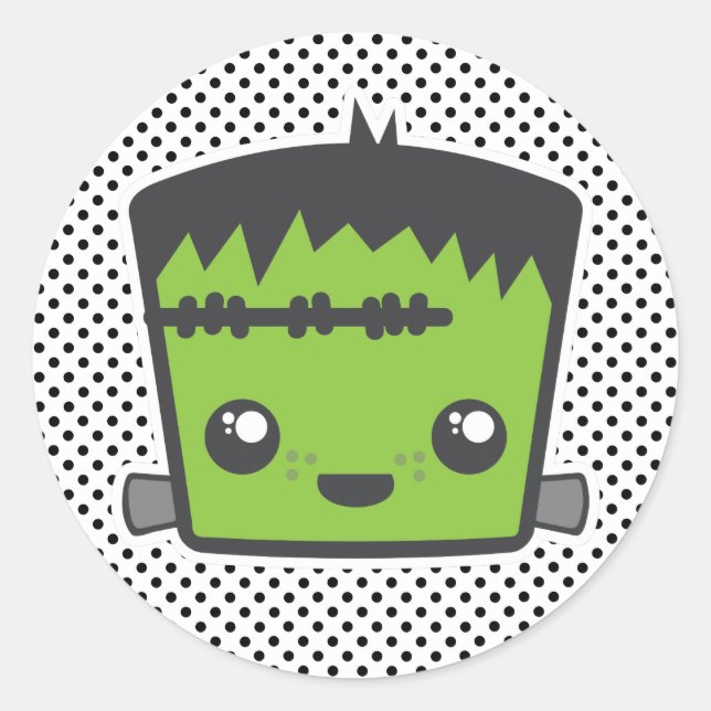 Kawaii Frankenstein Stickers (Front)